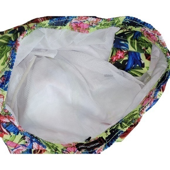 Members Only Tropical Parrot Swim Trunks size Medium Beach Pool Vacation Resort - Picture 4 of 6